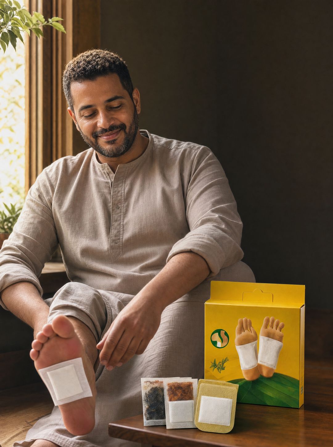 شخص ليبي مرتاح بجنب نافذة