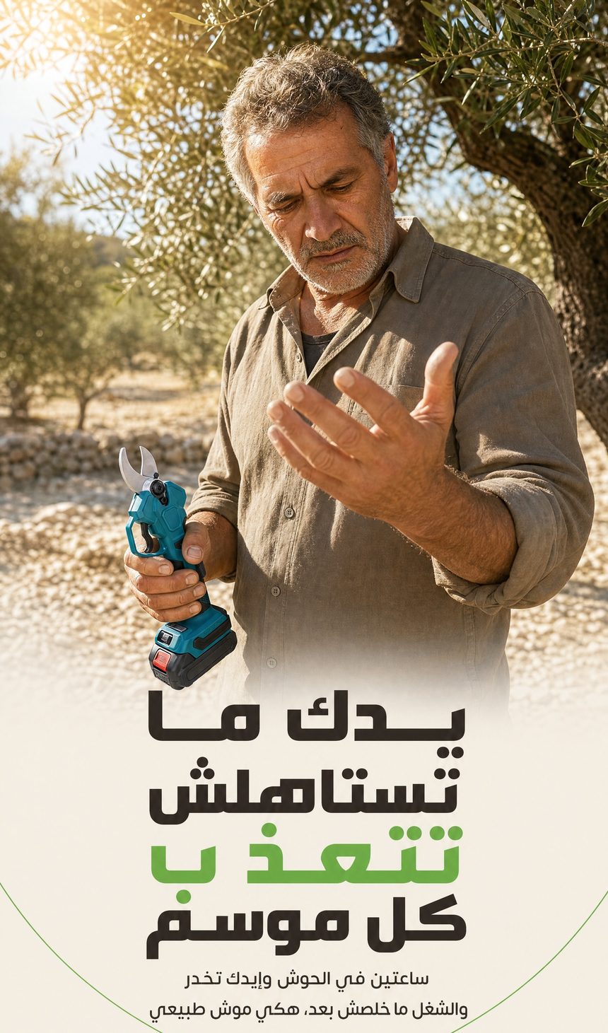 مقص التقليم الكهربائي اللاسلكي