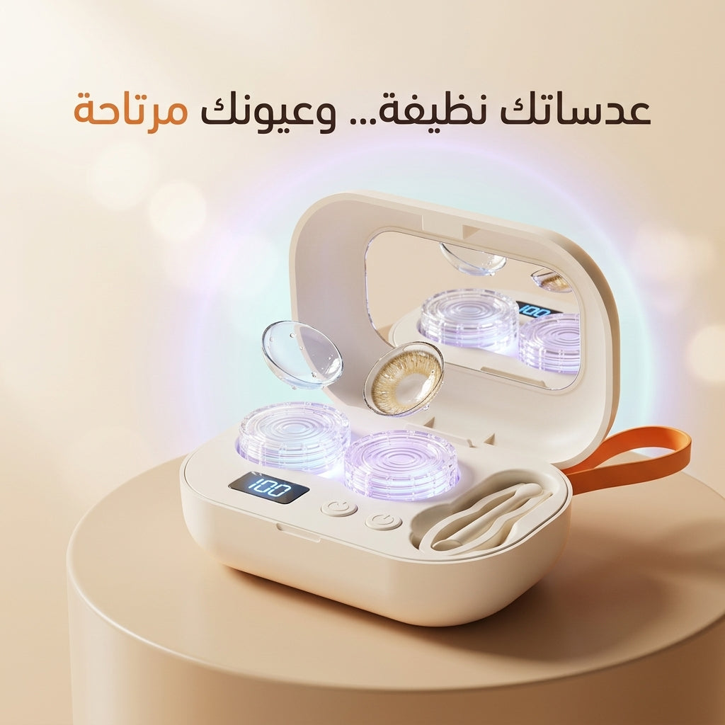 جهاز تنظيف العدسات