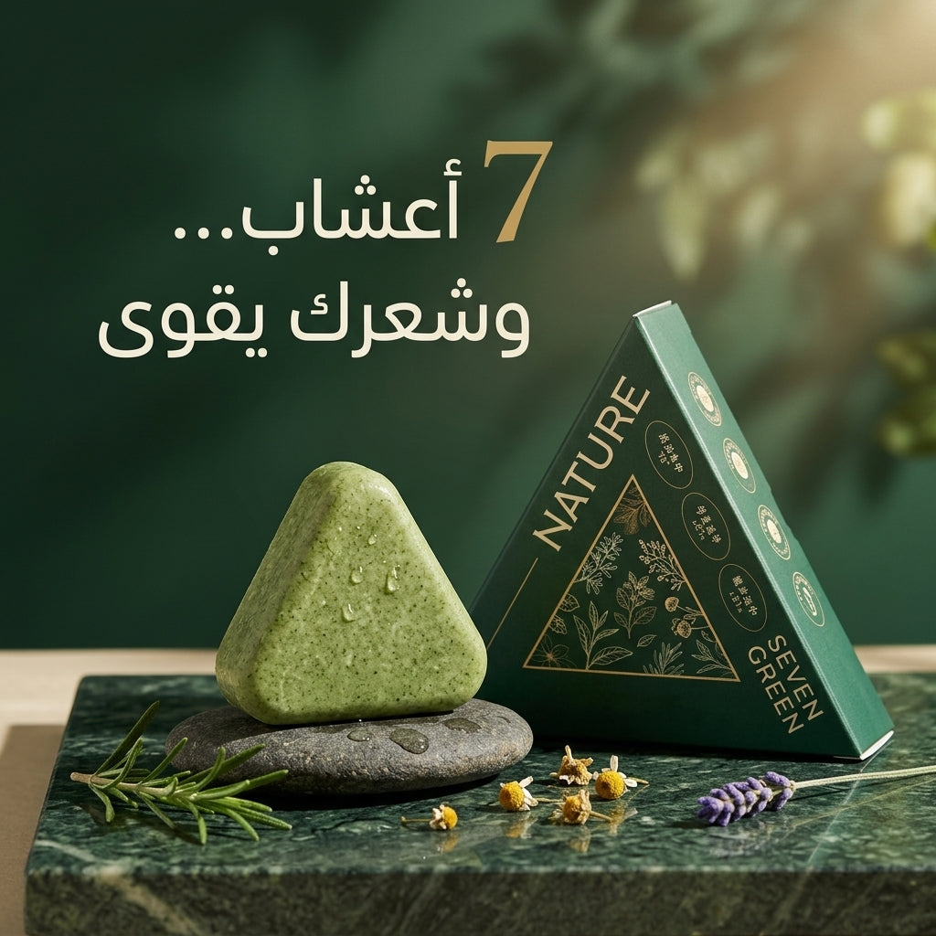 صابونة seven green الصينية الأصلية