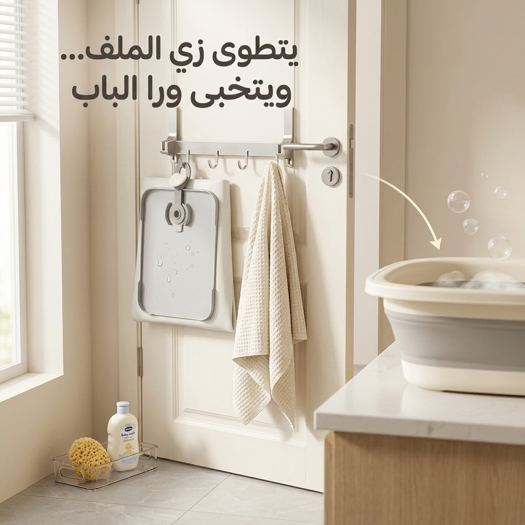 حوض استحمام الرضّع القابل للطي والحمل